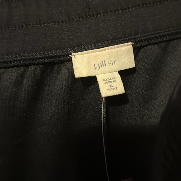 NWT J Jill Fit Athletic Pants Navy Blue XL Petitite Women Athlesiure Pockets Tie - Picture 4 of 11